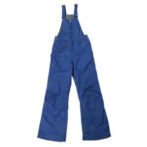 Arctix Ski Snow Bibs Pants Youth Medium Blue Front Zip Insulated Winter Outdoor